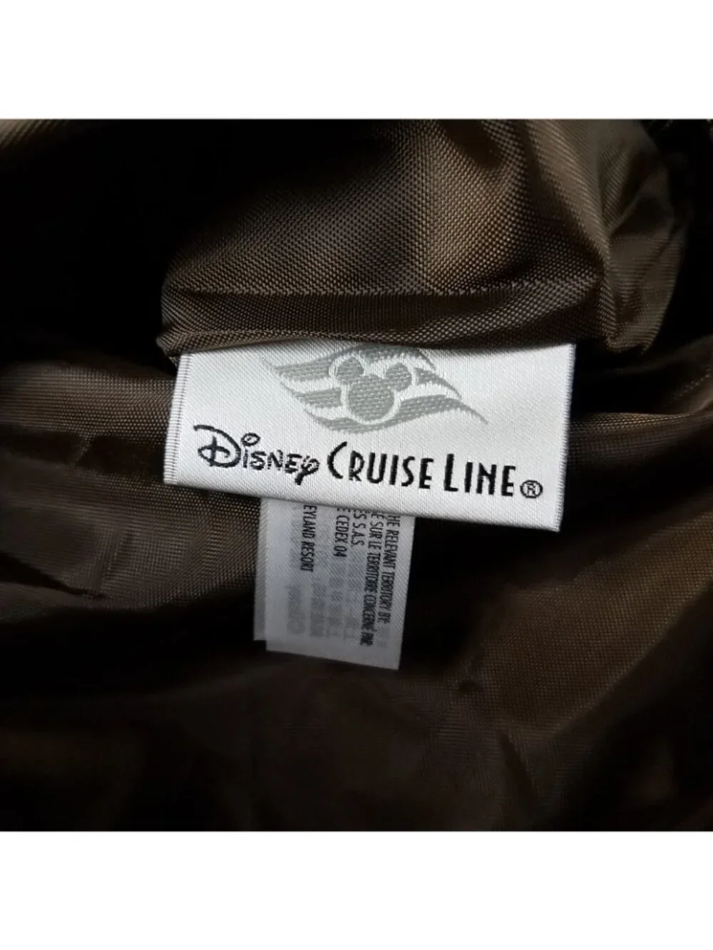 Disney Cruise Line Backpack Mickey's Pirate Chest Travel Lightweight Brown